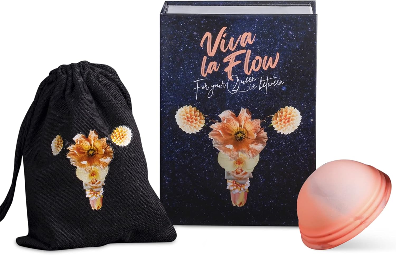 Menstrual Disc - Premium Medical Grade Silicone Design - Soft & Ultra Comfortable Period Disc - No Leaks - Up to 12 Hours Protection- Great Menstrual Cup Alternative (Fuzzy Peach, A)