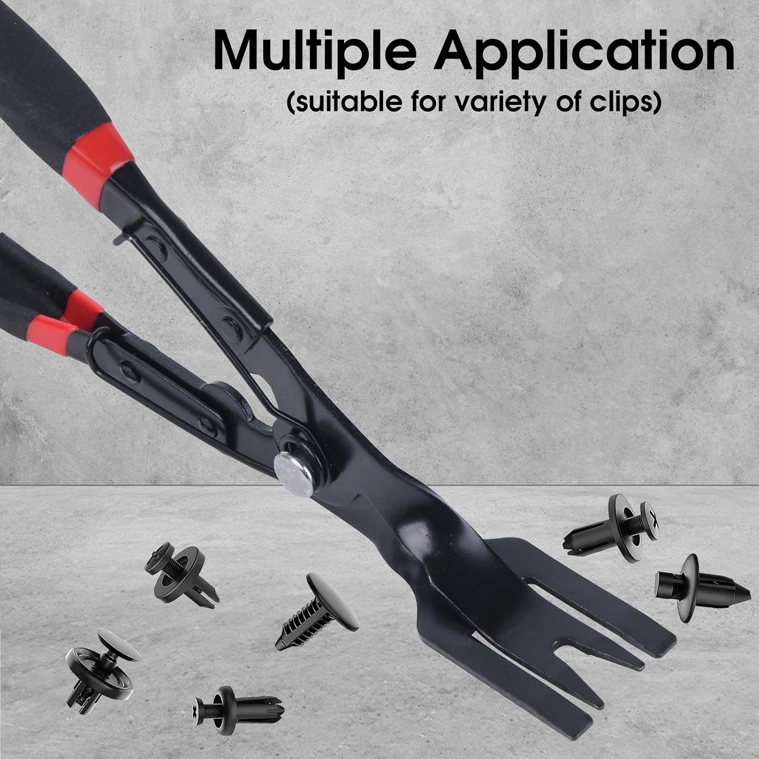 Panel Clip Pliers - Automotive Door Panel Upholstery Trim Clip Removal Tool Plier, Interior Clip Fastener Rivet Push Pin Panel Pliers, Car Vehicle Dashboard Clip Remover Plier Repair Tool