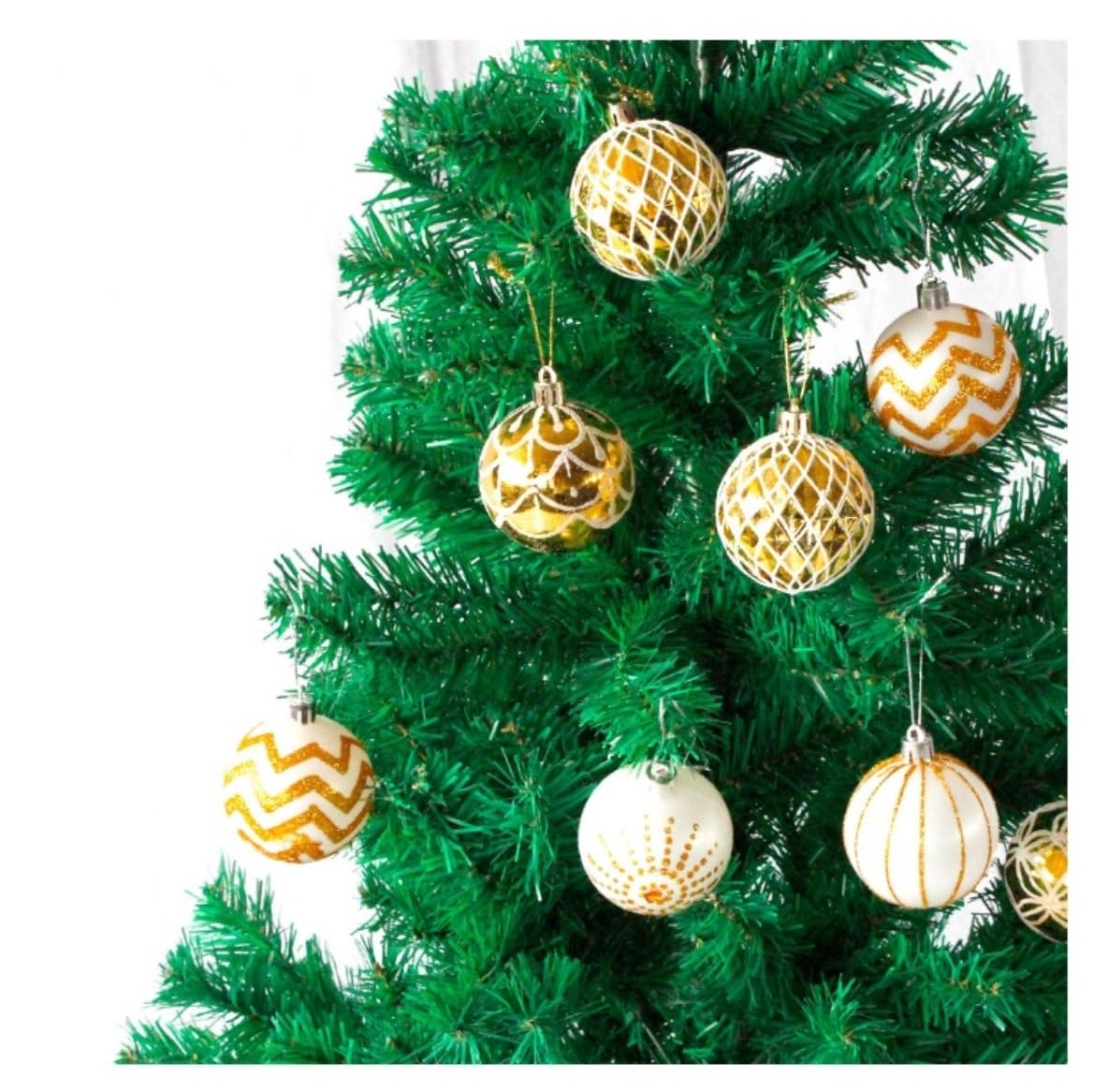 Decoracion Navidad Juego De Bolas Navidad Irrompibles, Decoraciones para Árboles, Adornos Árbol para Fiestas Y Bodas, 30 Uds Bolas Navideñas(A)
