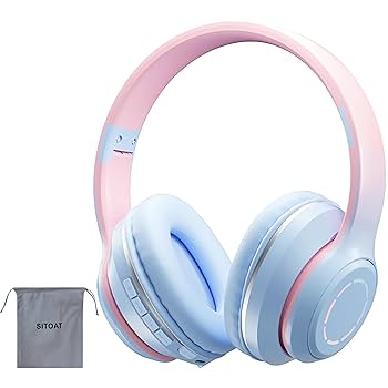 M*d様 ブルー ワイヤレスヘッドホン オーバーイヤー型 Amazon.co