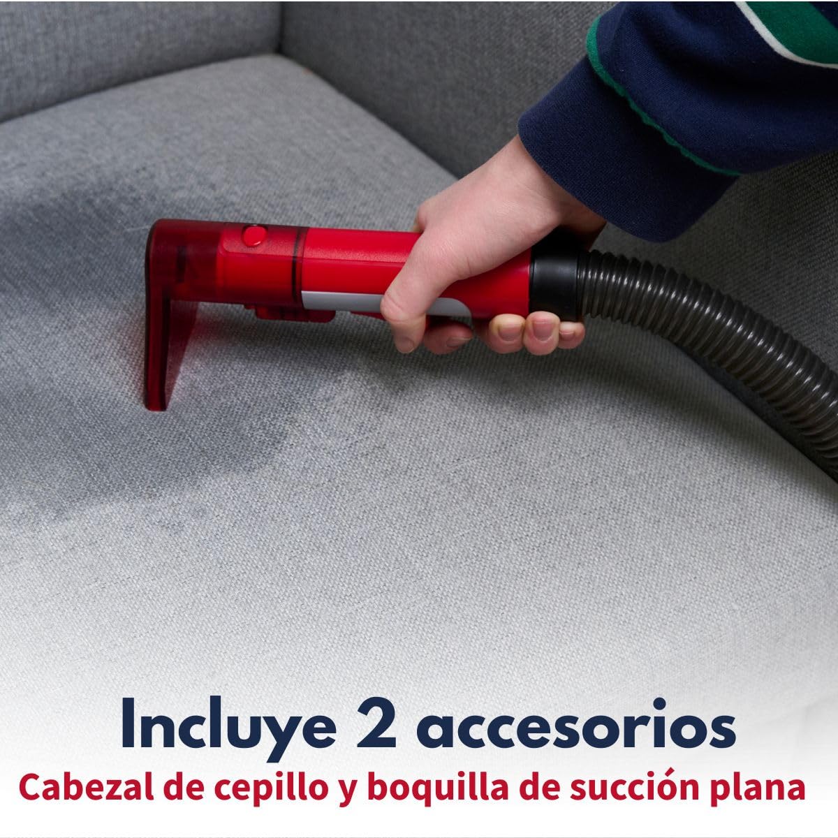Dirt Devil Limpiador de tapicería DD1005 – Limpiador de alfombras aspirador con función de pulverización – Aspirador para sofá, sofá, alfombra, textiles y coche – Aspirador húmedo 0,8 l tanque de agua