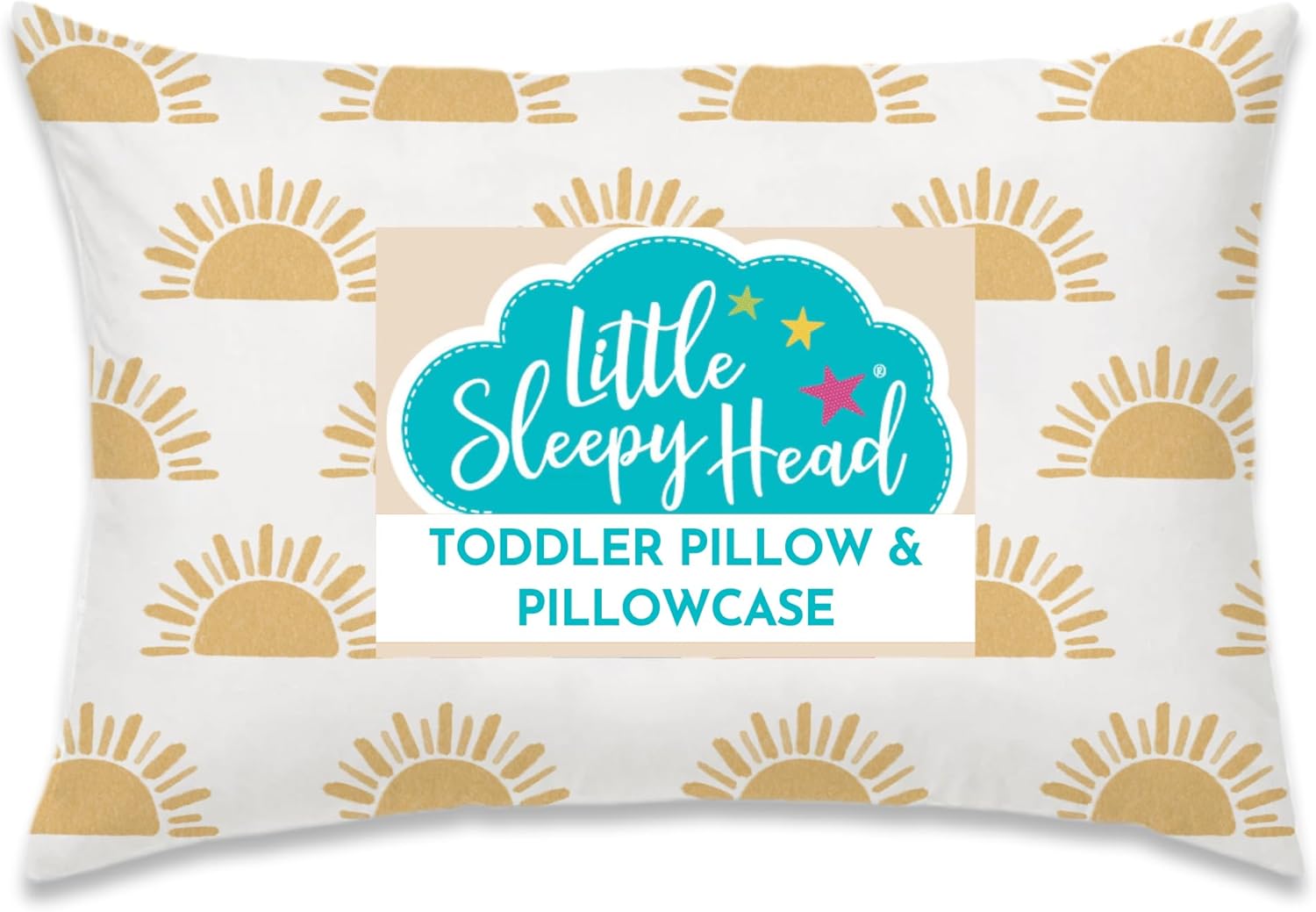 Toddler Pillow with Pillowcase 13x18, Kids Pillow for