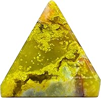 Vista 30 de Cristales curativos de pirámide de labradorita de Amazing Gemstone - Figurina de gran pirámide de 1" de piedra natural para meditación, Reiki