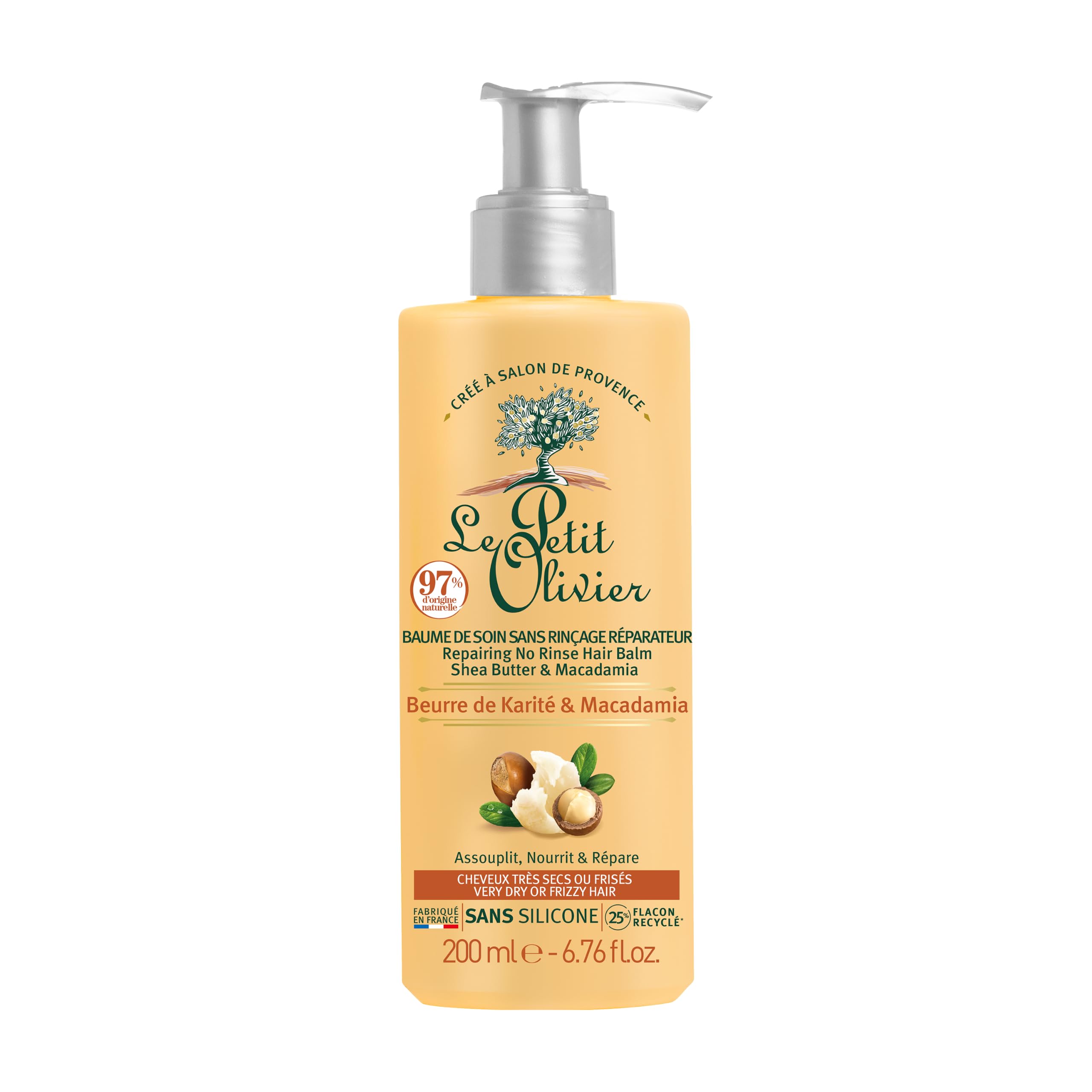 Le Petit Olivier Shea I Makadamia Odżywka do Włosów, 75 ml