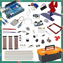 Arduino ile Uyumlu &Ouml;ğreniyorum Seti - UNO R3 (CH340 &Ccedil;ip) - 46 &Ccedil;eşit 176 Par&ccedil;a - Robotik Kodlama ve Elektronik Başlangı&ccedil; Eğitimi Kiti - STEM Proje Seti