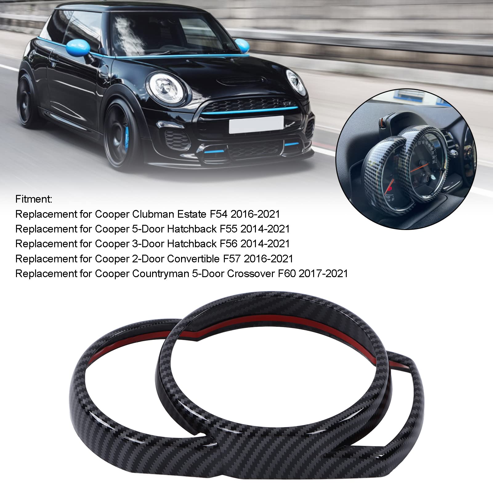  MINI ダッシュボード パネル カーボン仕様 セット Amazon | カーボンファイバースタイルダッシュボードパネルトリム