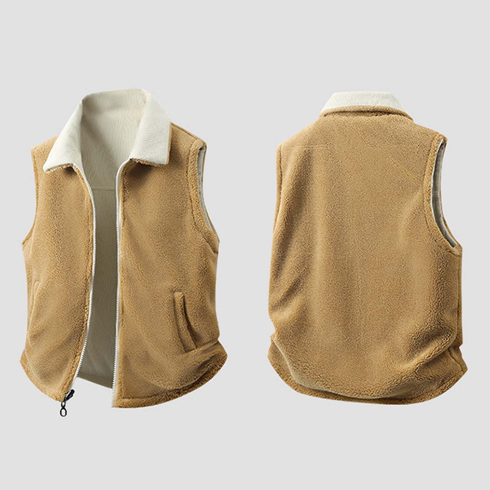 Genérico Chaleco Plumas Ligero Hombre,Chalecos Acolchados Invierno Plumon Guateado chaqueta térmica para correr acolchado con bolsillos Aislado Deportivo Gilet Exteriores Talla Grande