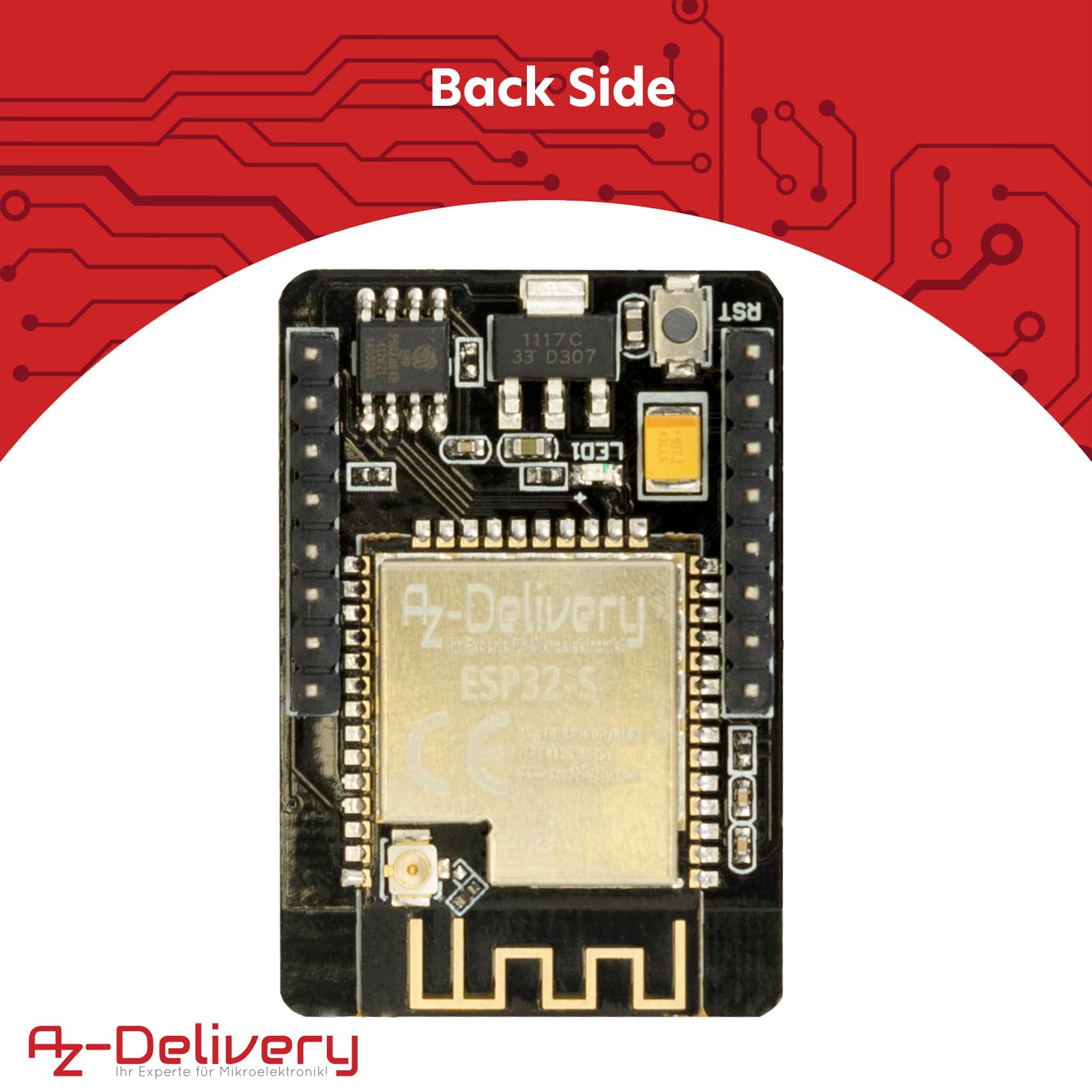 AZDelivery 3 x Modulo ESP32 Cam OV2640 + WIFI Bluetooth ESP32 5V con Dual-Core CPU a 32 bit e con Camera Development Board da 2MP compatibile con Arduino incluso un E-Book!