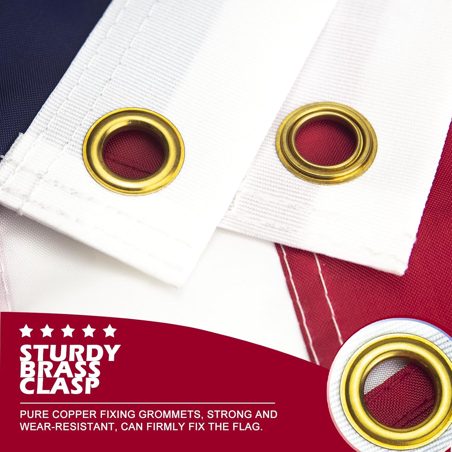 American Flag 6x10 FT for Outdoor - All-Weather Heavy Duty Durable USA Flag - Fade Resistant Outside Banner Flag (6X10 FT)