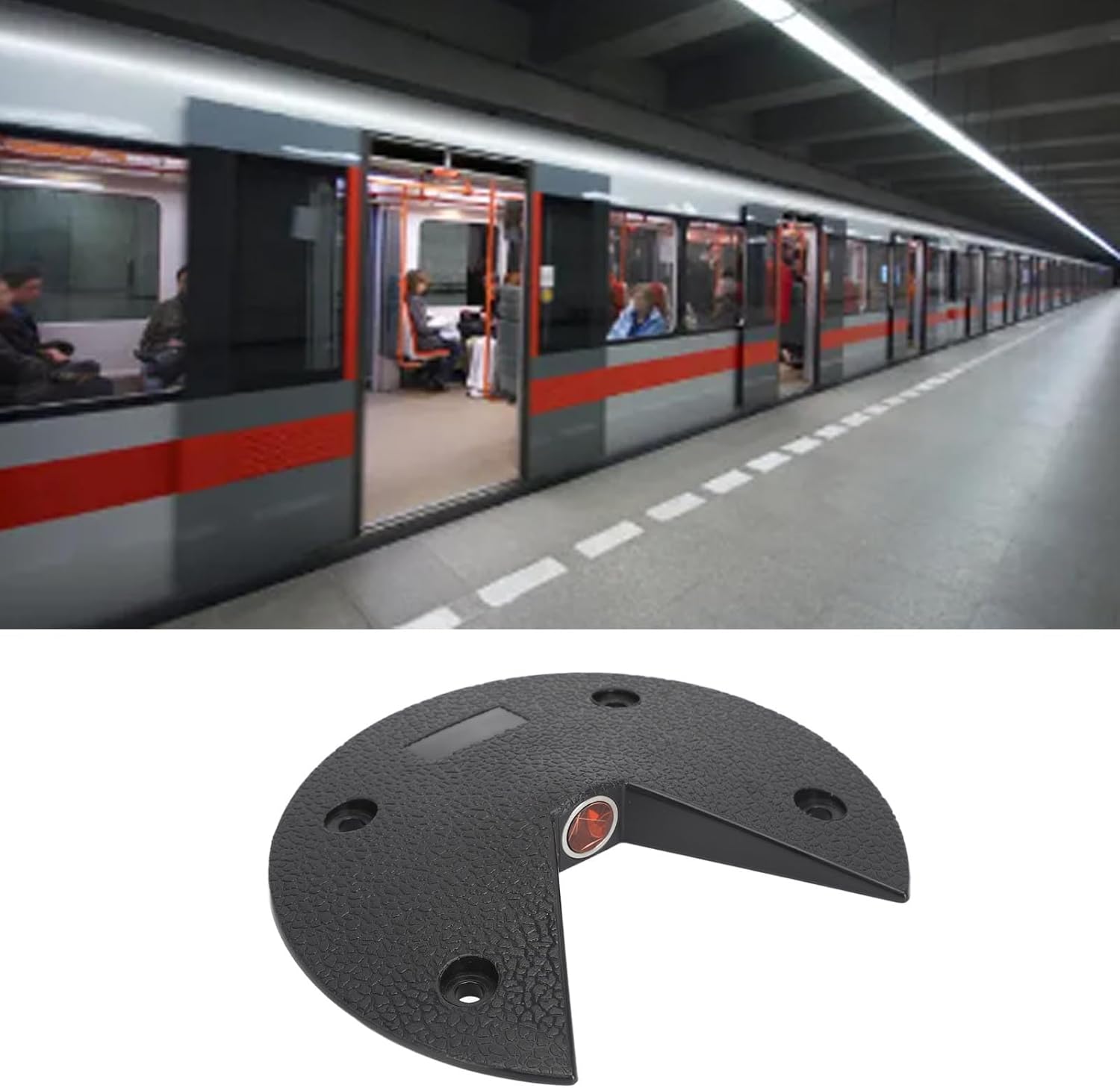 Survey Road Monitoring Prism, Round Disc Building Monitoring Prism for Subway Highway