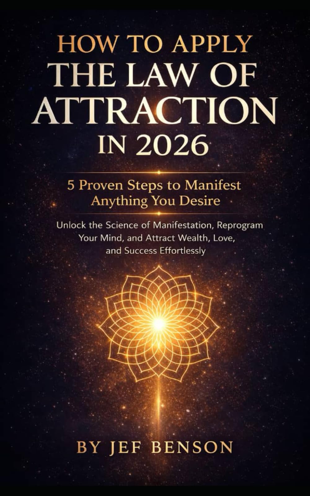 HOW TO APPLY THE LAW OF ATTRACTION IN 2026: 5 Proven Steps to Manifest Anything You Desire, Unlock the Science of Manifestation, Attract Wealth, Love and Success Effortlessly (2026 Success Blueprint)