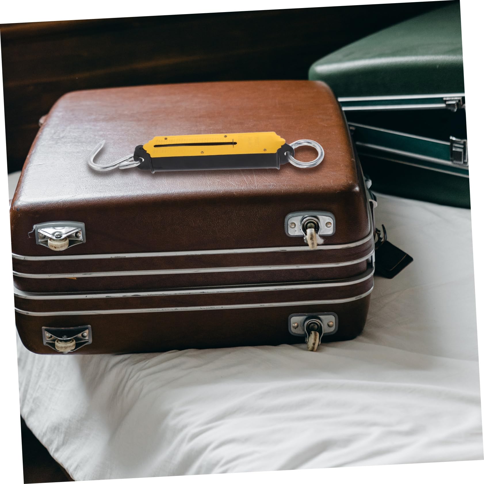 COLLBATH 2 Pezzi Bilancia Portatile Gancio Scala con Finitura per Cucina Misurazione Precisa e Design