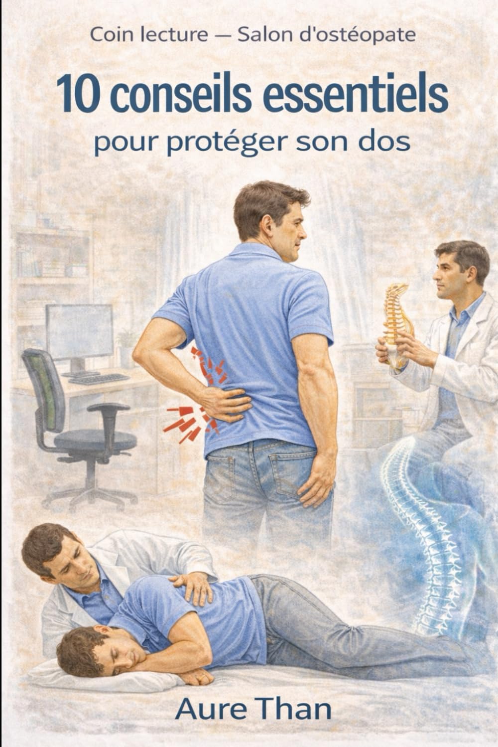 Coin lecture – Salon d’ostéopathe : 10 conseils essentiels pour protéger son dos (Mon coin lecture de salon)