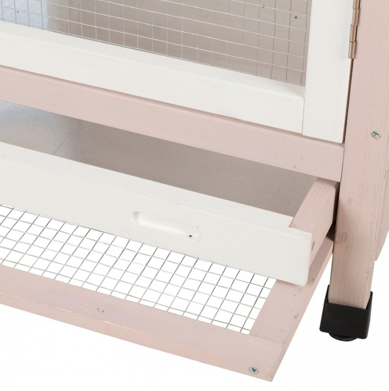 TRIXIE Outdoor Bird Aviary, 67in Wooden Birdcage, 2 Perches, Ideal for