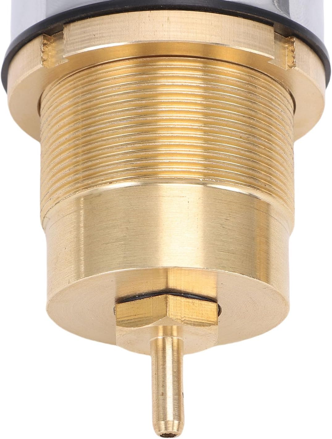 Asixxsix Copper Push Air Switch Button, Pneumatic Control Design, Rustproof Copper Construction with Unique Metallic Finish, for Spa Bathtub Systems and Garbage Disposal
