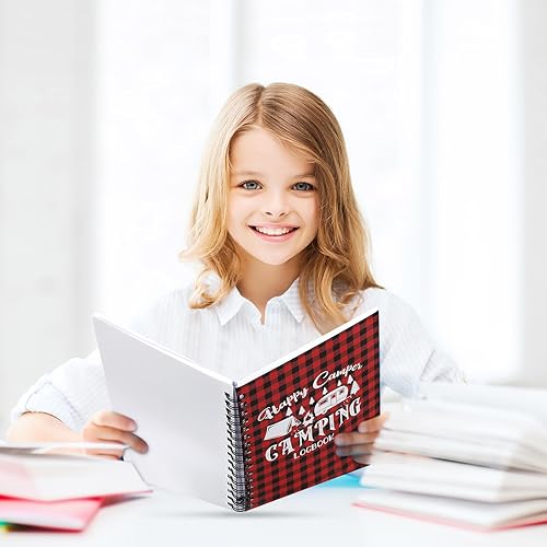 Miniatura 5 de Harloon Diario de campamento RV cuaderno de registro de viaje para camping, cuaderno de registro de caravana, caravana, caravana, planificador de