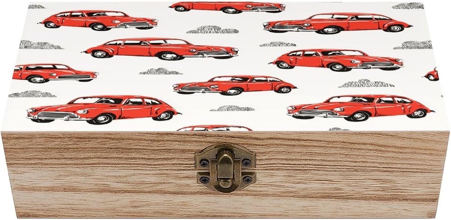 Car Cloud Personalized Wooden Keepsake Box Custom Storage Box For Photos Letters Rustic Box For Wedding Birthday Graduation