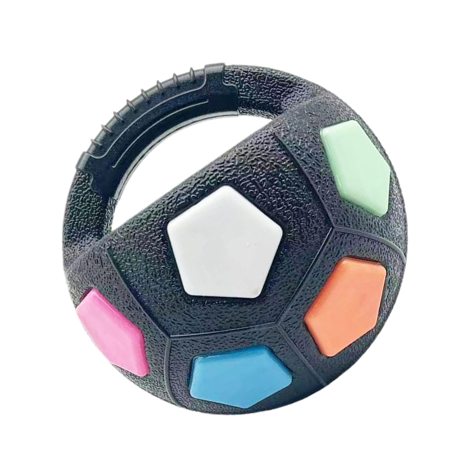 Interactive Tough Dog Ball Toy, Football Shape Toy,Squeaky Chew,Interactive Stress Relief, Suitable For Aggressive Chewers, Fetch And Play