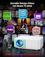 Mini proiector YOTON cu rotație la 180 de grade, corecție automată a trapezului, 1080p, 15000 lumeni, zoom 50%, HDMI USB PS5 TV stick pentru dormitor 3
