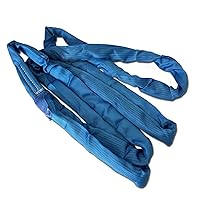 Vista 10 de Eslinga redonda de 11020lb, 6.5FT, correa de eslinga aparejo de poliéster sin fin para elevación, para izar objetos de trabajo pesado, eslinga