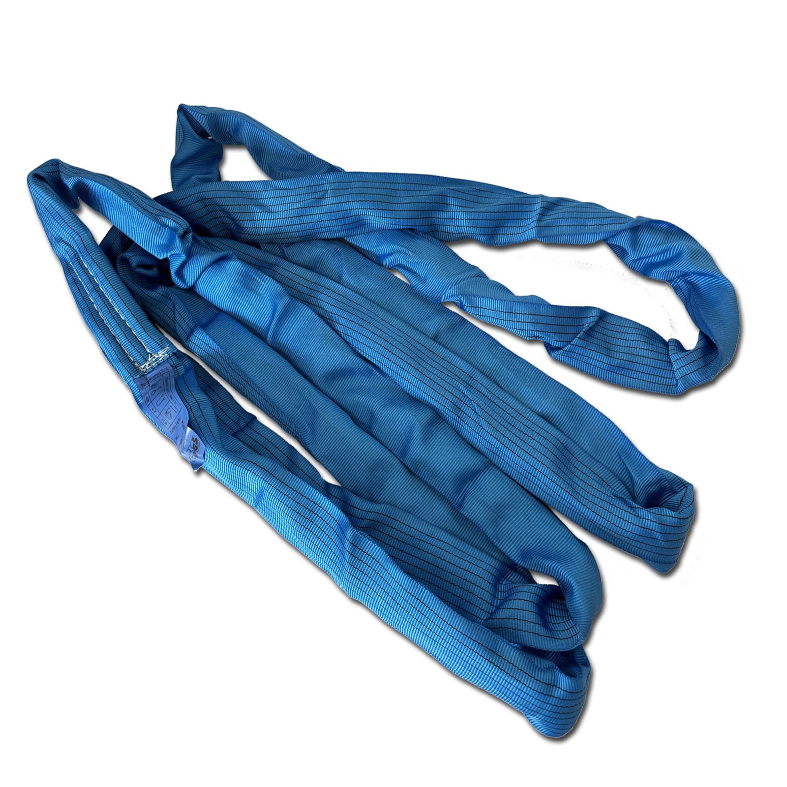 Cinghia rotonda da 7,999,6 kg, 3 m, in poliestere, per sollevamento di oggetti pesanti, resistente, in poliestere, senza fine, rotonda, 8T, 3 m