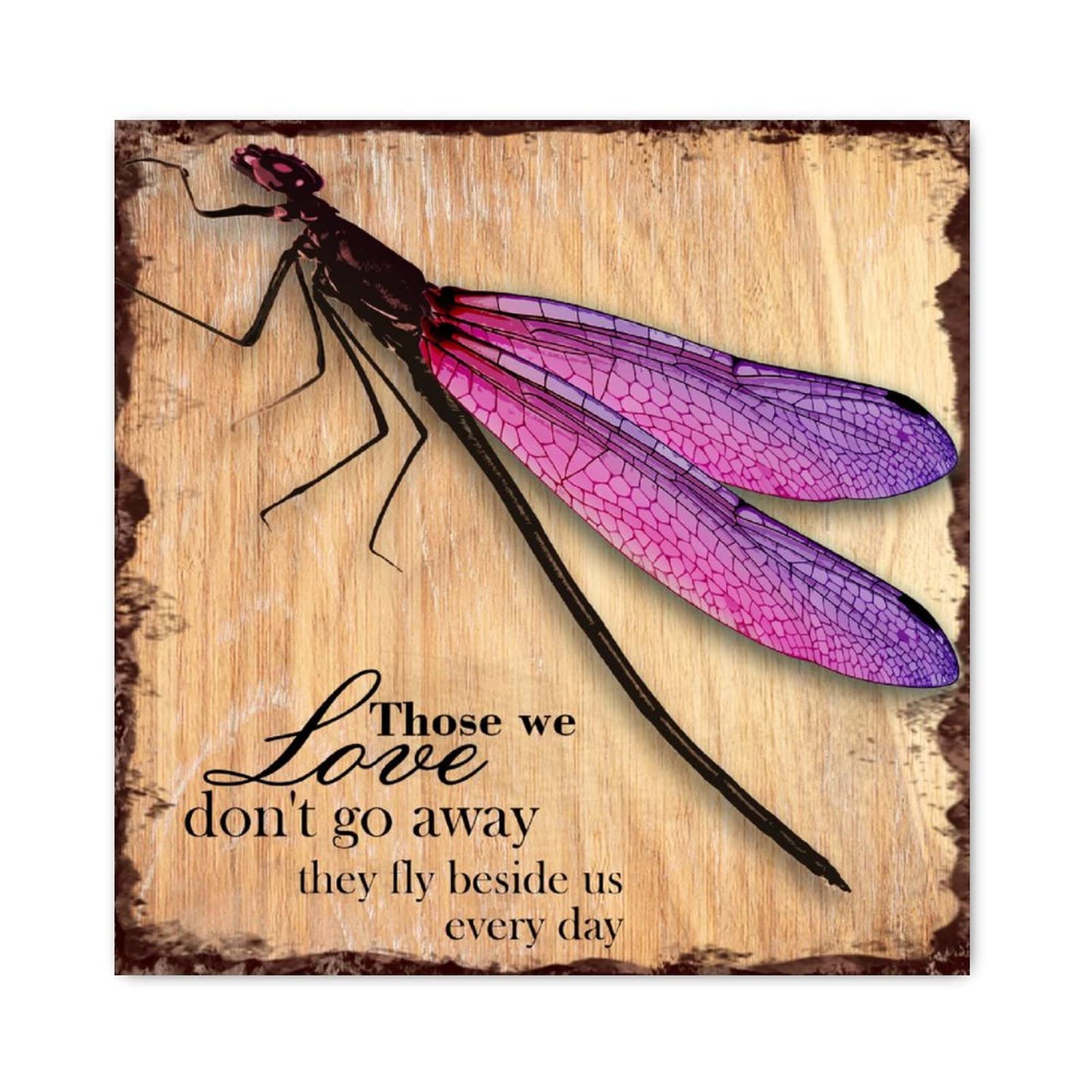Plaque en bois décoration murale souvenir Those We Love 40cm