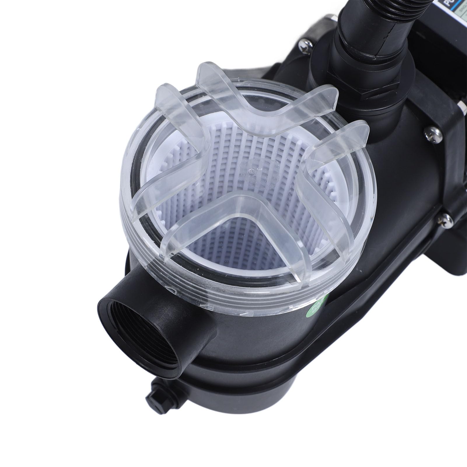 Hidyliu de Bomba de Filtro de de 12 Pulgadas, Filtración Eficiente Duradera de 0,25 para Piscinas, Paisajismo, PVC ABS