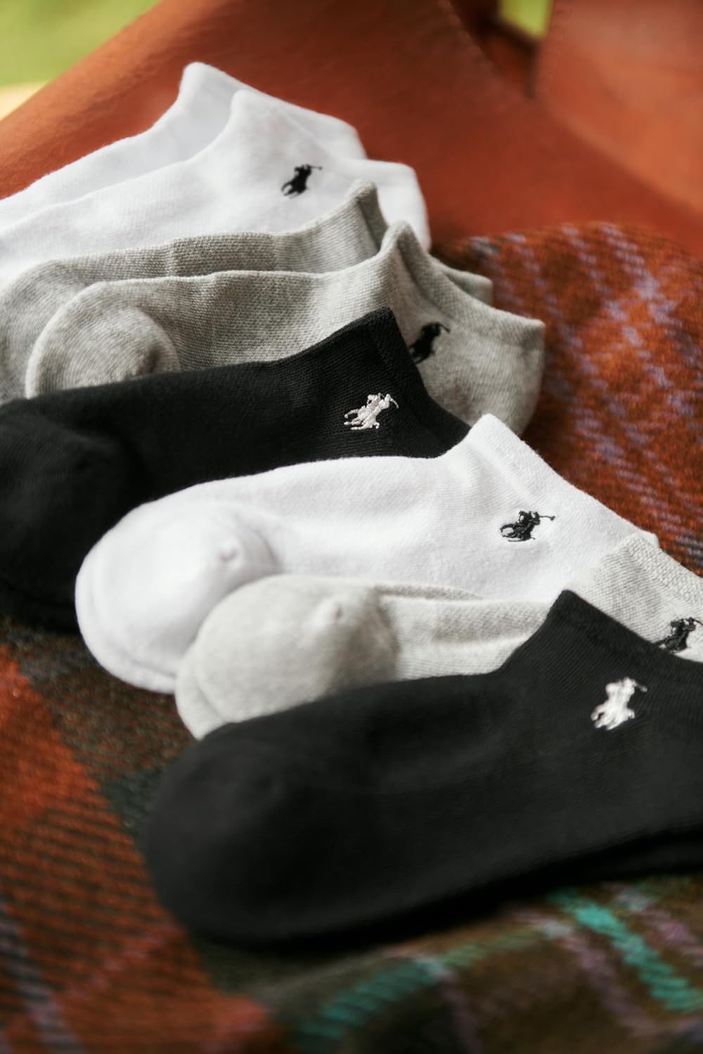 POLO RALPH LAUREN Women's Performance Cotton Low Cut Socks (6-Pack) - Image 4