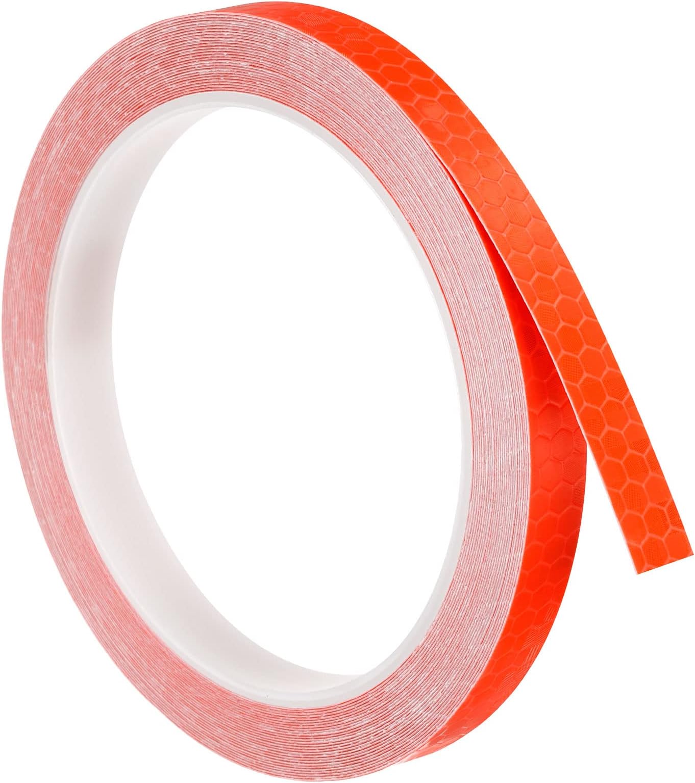 PATIKIL Reflective Tape, 1 Roll 26 ft x 0.4-inch Waterproof Adhesive High Visibility Caution Warning Safety Tape Reflector for Trucks Trailers Cars, Orange