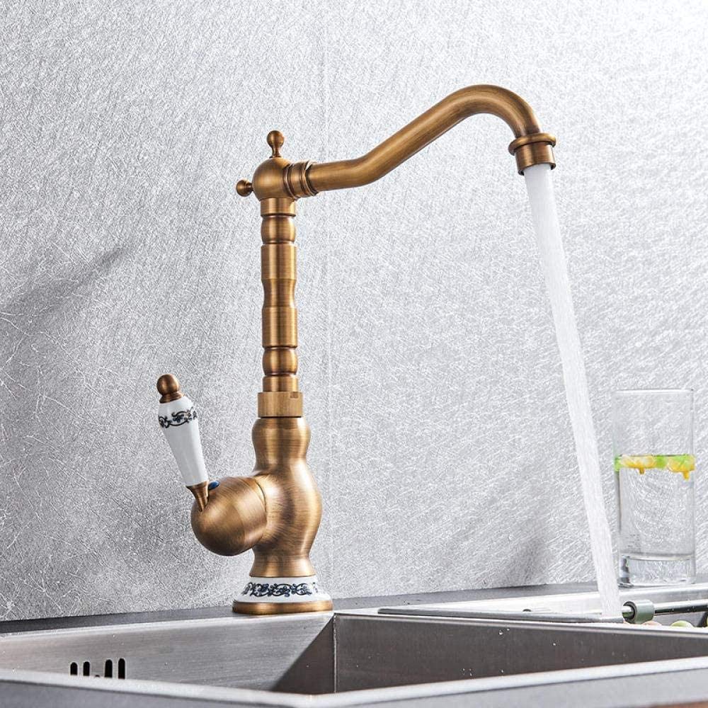 Robinet de mélangeur évier de salle de bain pour vasque rétro et chalet