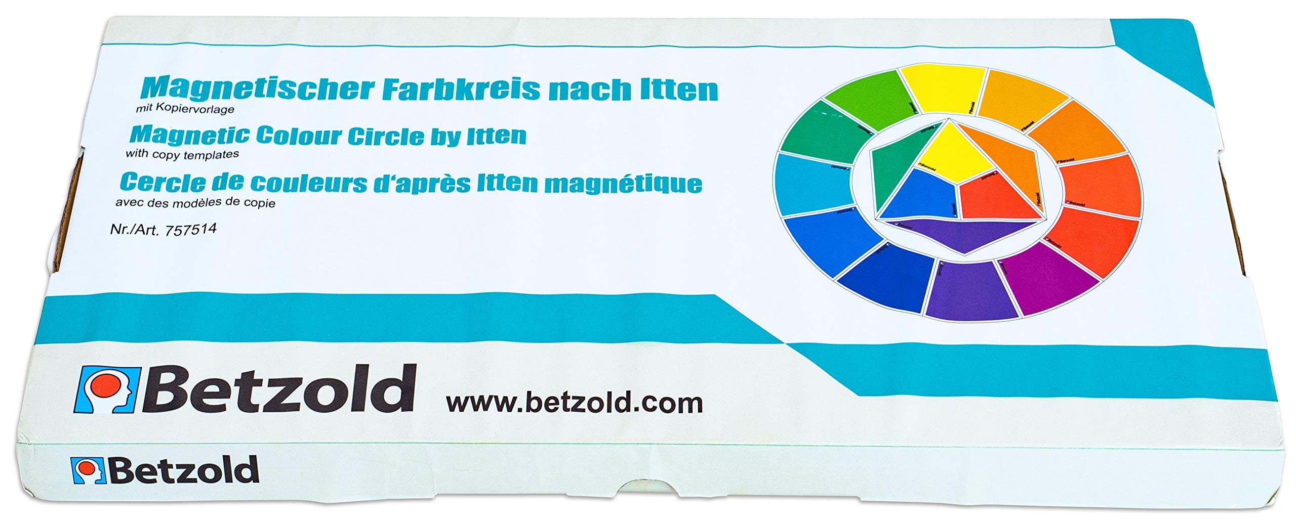 Betzold - Magnetisches Tafelmaterial Farbkreis nach Itten - Kunst-Unterricht