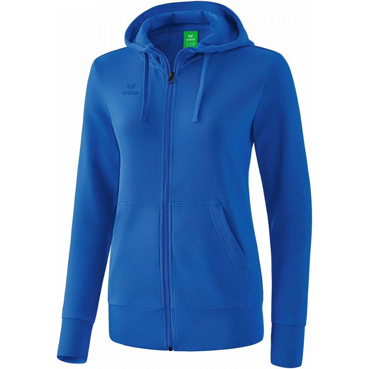 Erima Hooded Sweat Jacket - New Royal, 34