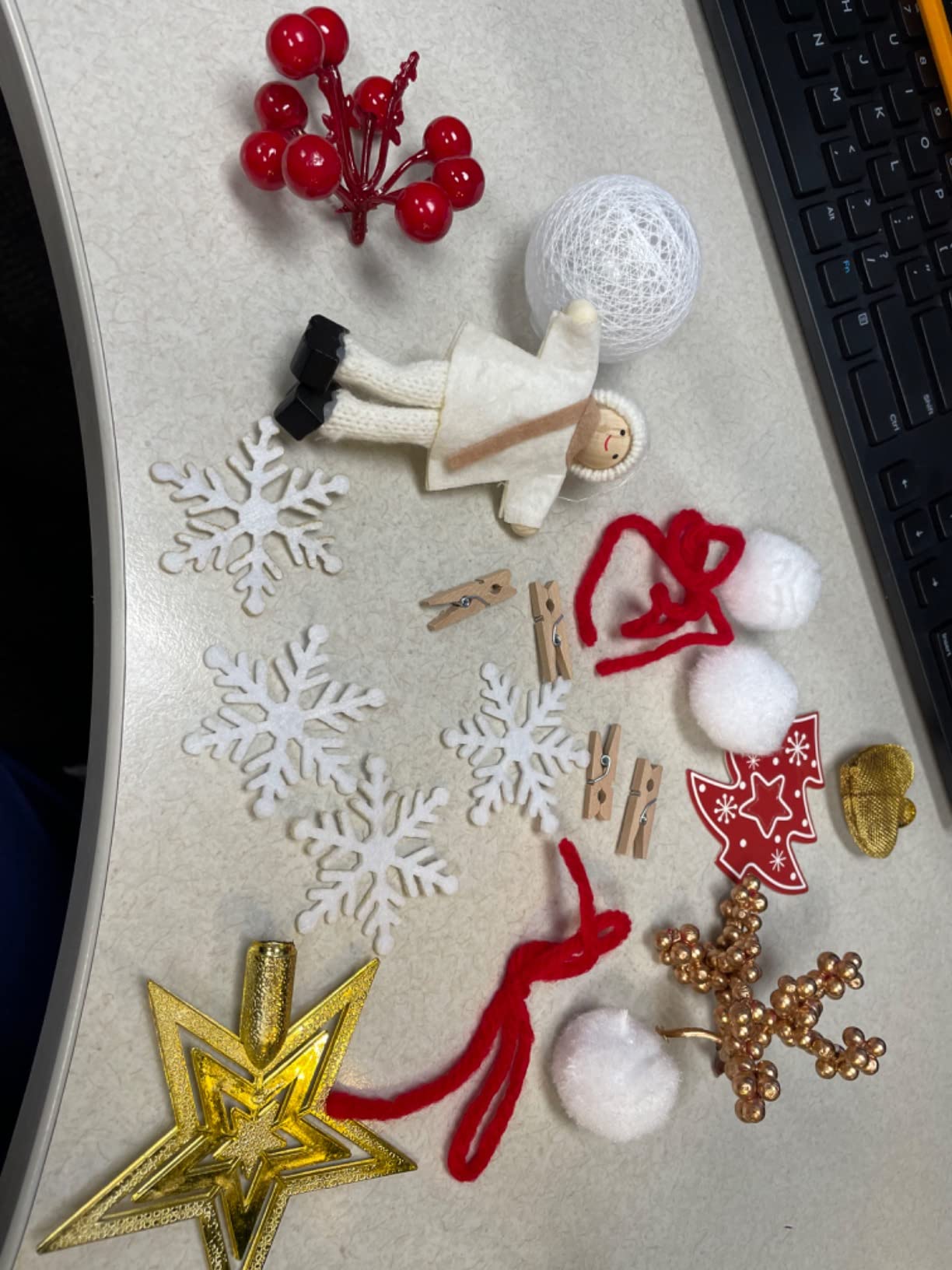 3/mo Finance Mini Christmas Tree Decorations with Light 18 Inch