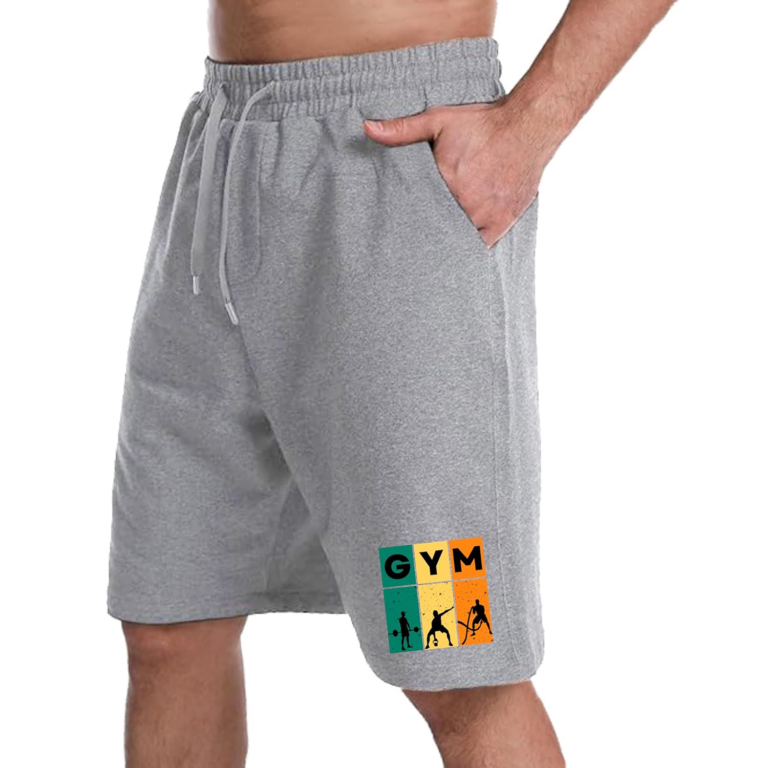 KART BLACK Plus Sizes Men’s Cotton Knee Length Shorts (XXL,3XL,4XL,5XL,6XL,7XL,8XL Shorts) | Gym Life Printed Shorts | Casual and Night Wear Mens Shorts