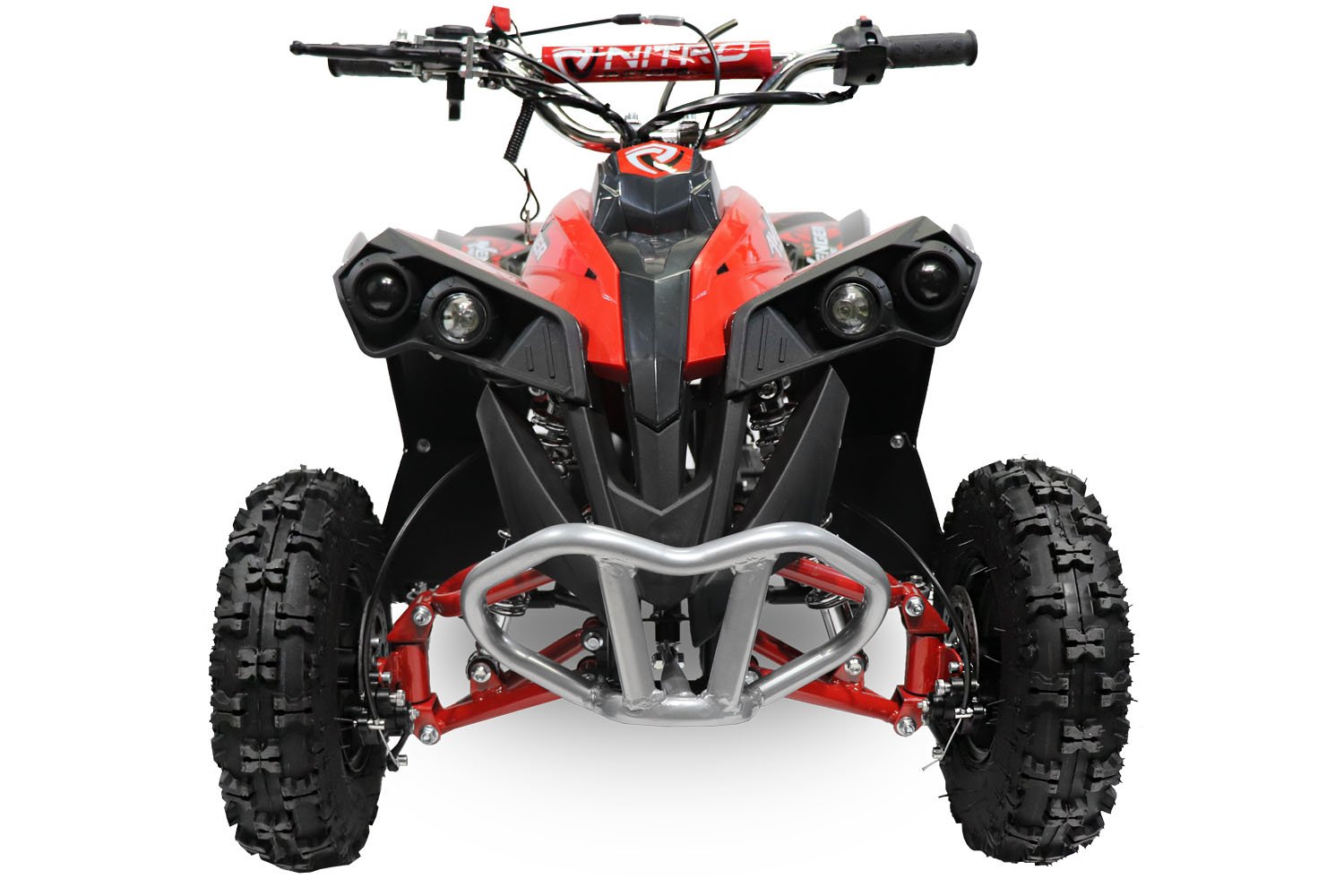 Avenger 49cc Prime 6' E-Start LED Miniquad ATV Kinderquad, Farbe:Gelb
