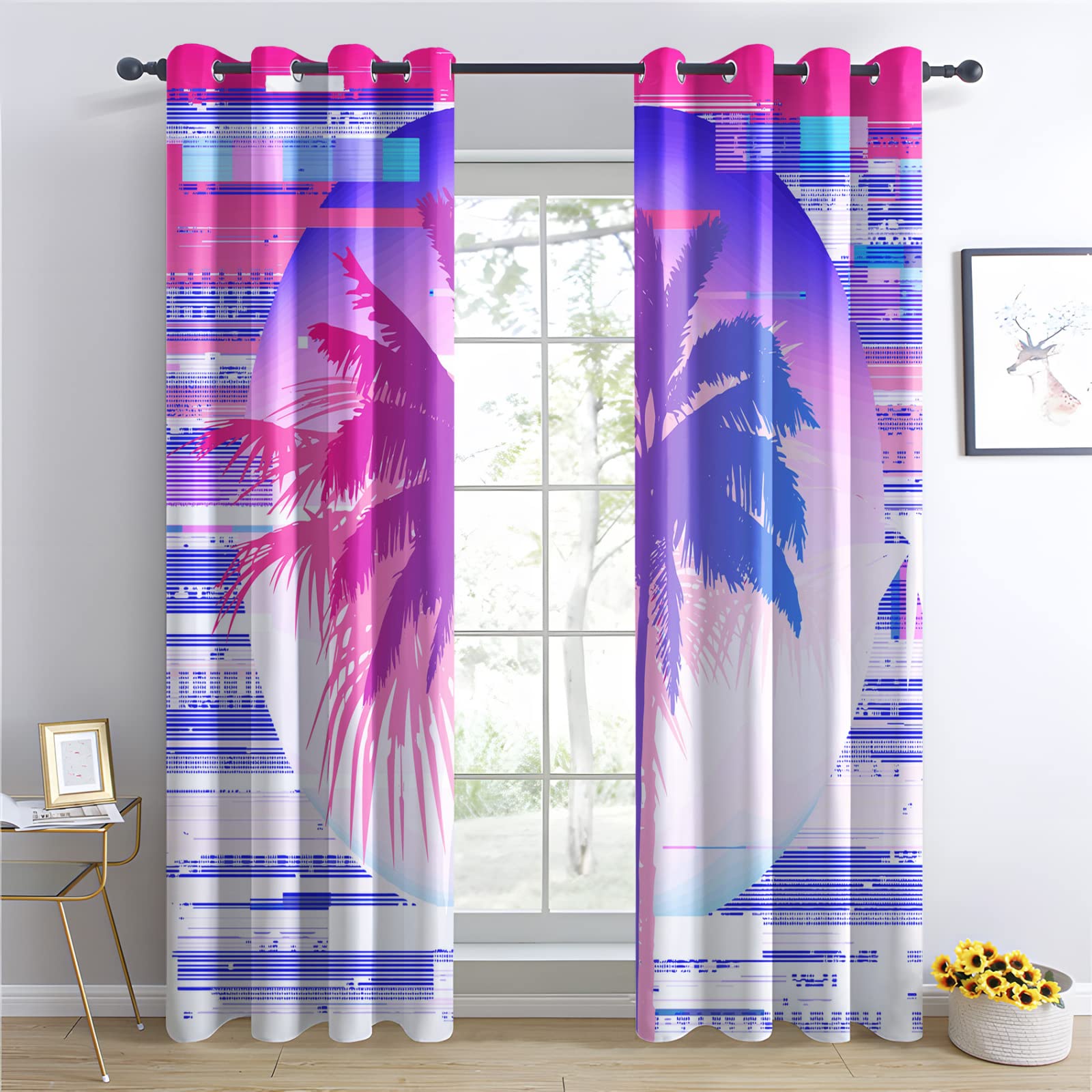 Morbidi Tende, Oscurante Termica Isolante A Risparmio Energetico Tenda Finestra Opaca Privacy Aggiunta Tendaggi per Ufficio Salotto Lounge Camera da Letto, 1 Pannello -grigio-106x213cm