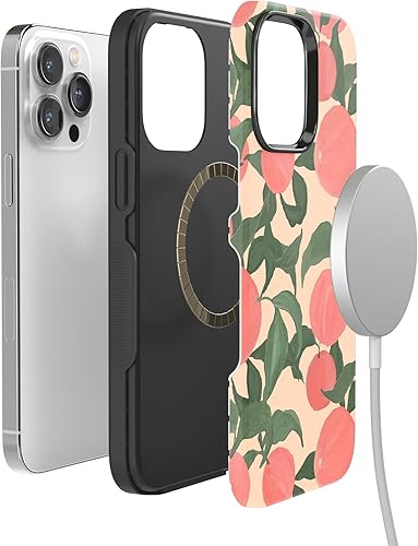 Vista 1507 de Casely - Funda para iPhone 14 Pro Max, Viva La Vida, Frida Kahlo Floral Collage, compatible con MagSafe 10 Frida Kahlo Viva La Vida Collage