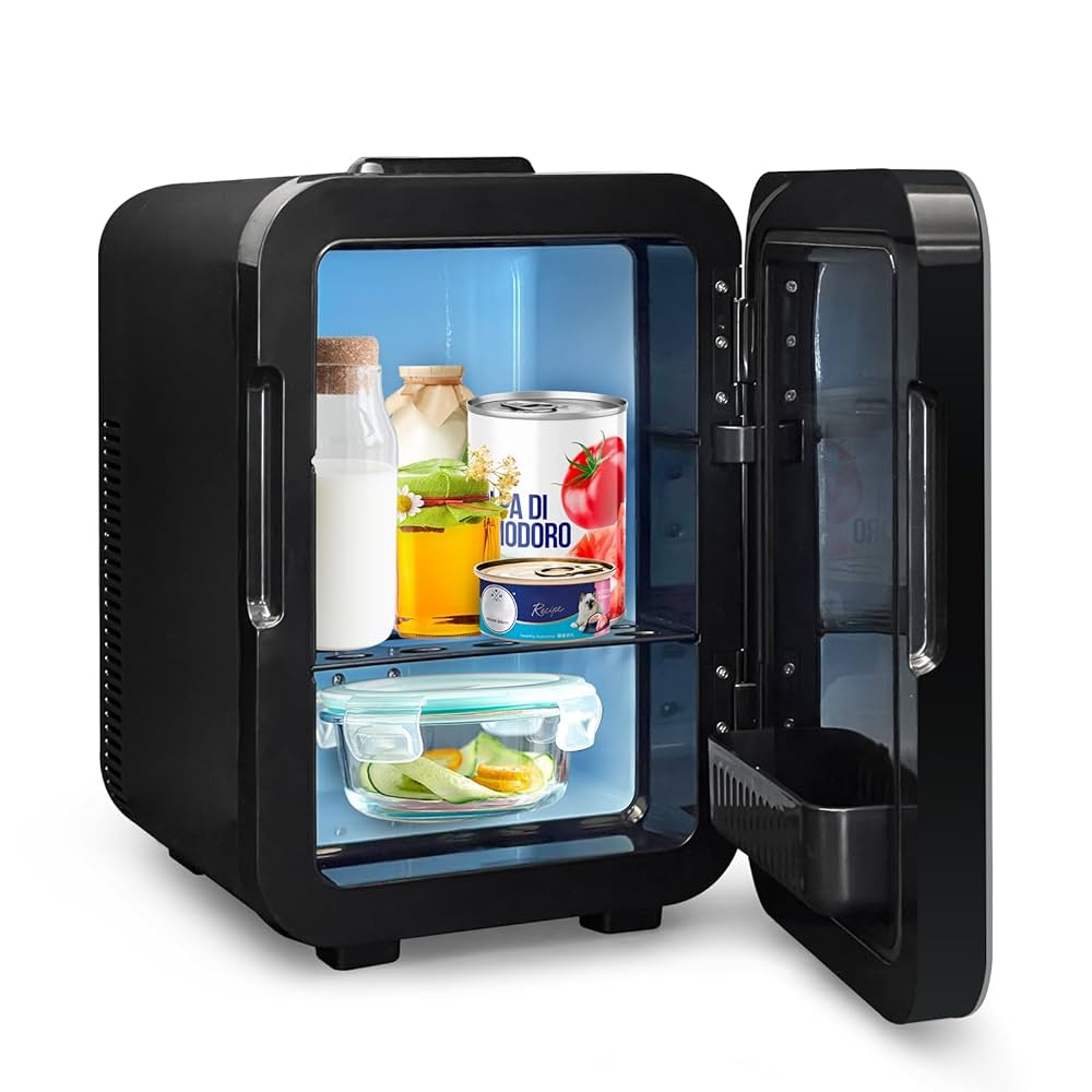 Enventor Mini Lodówka 10L, AC + 12 V DC, chłodziarka i