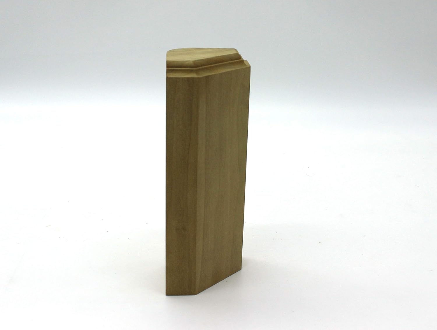 1" x 3" x 6" Poplar (Paint Grade) Inside Radius Corner Base Block, Trim Molding (5)