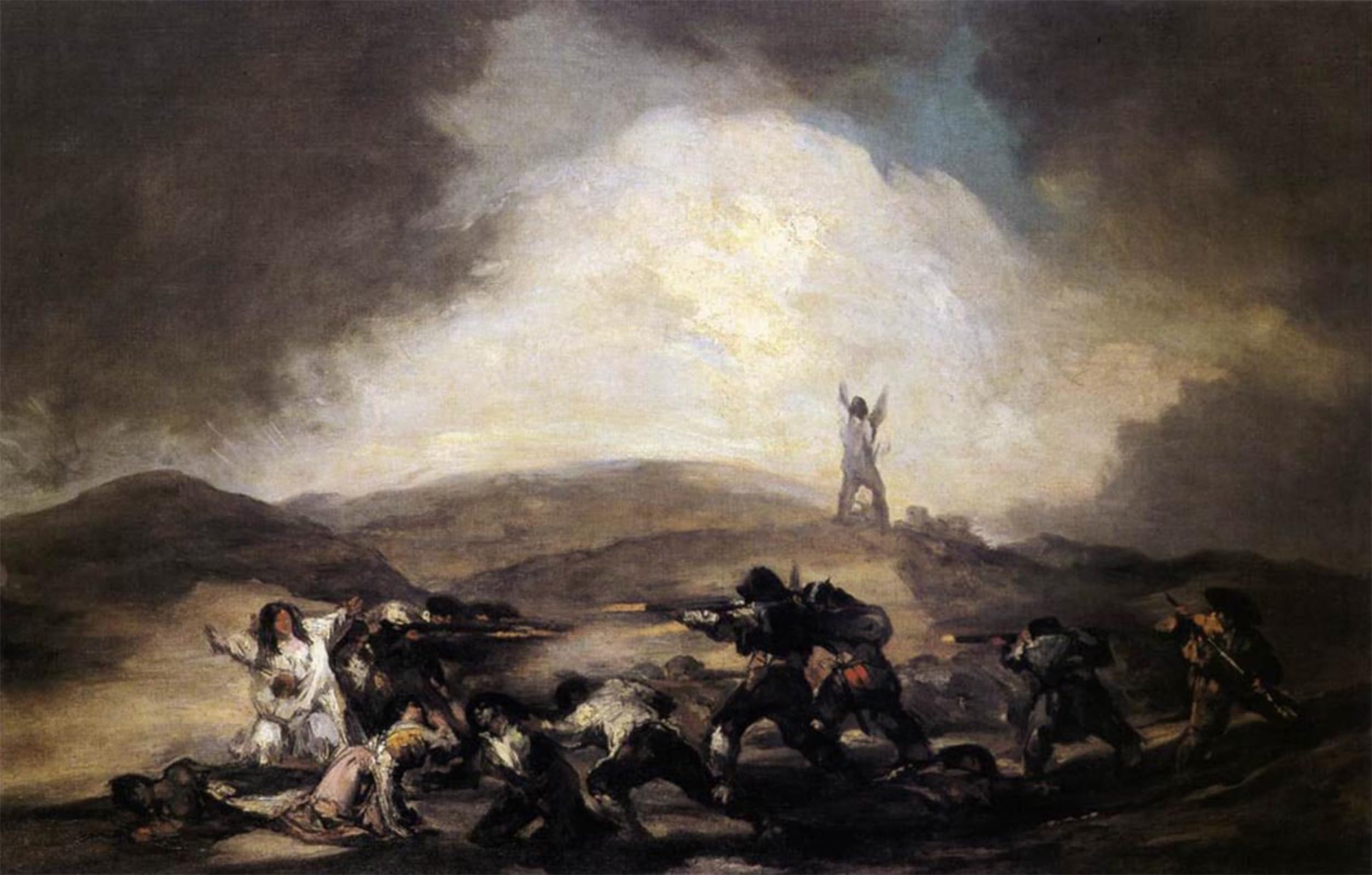 ARTXLXXBN Famous Art Print Poster Vintage Wall Art Robbery by Francisco De Goya Canvas Art Poster for Home Decor 60x90cm