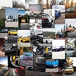 CodersParadise Car Aesthetic Wall Collage Kit – 54 PCS 4×6″ Premium Posters | Vintage & Modern Car Wall Art Prints for Bedroom, Living Room, Office & Dorm Decoration