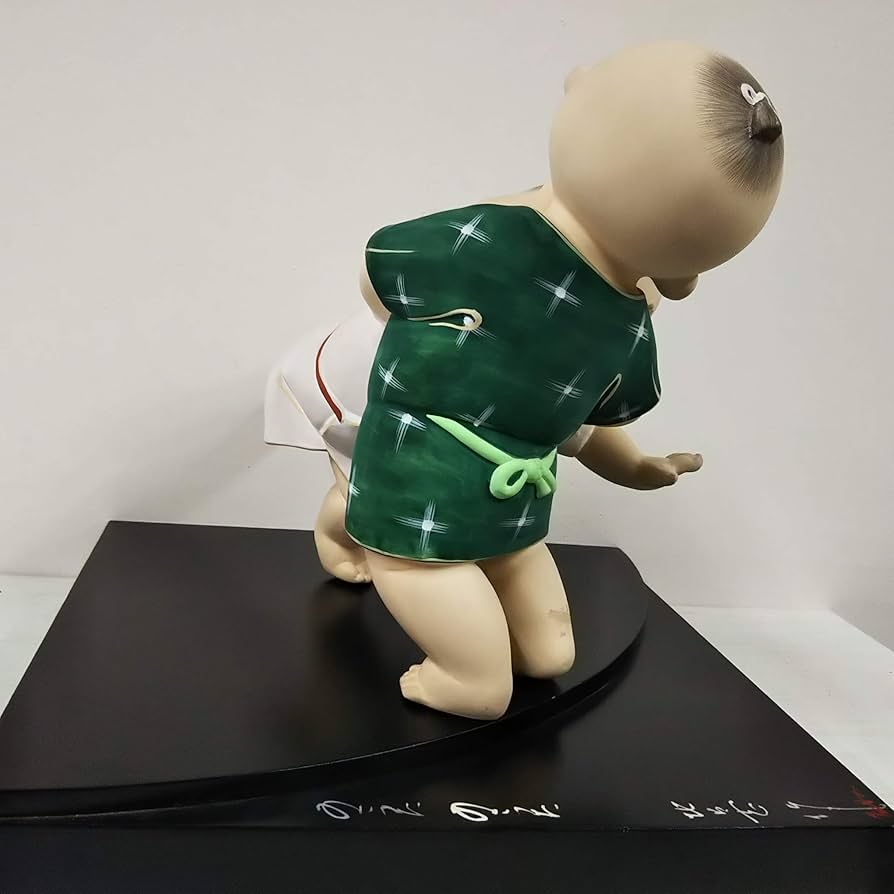 Amazon | のこったのこった 比呂志 作 童物 博多人形 | 人形