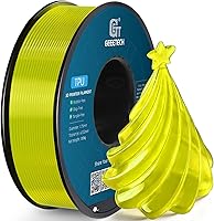 Vista 12 de Geeetech Filamento TPU de 1.75mm, Shore 95A – Filamento flexible para impresora 3D con alta elasticidad, carrete de 1KG (2.2lbs), precisión