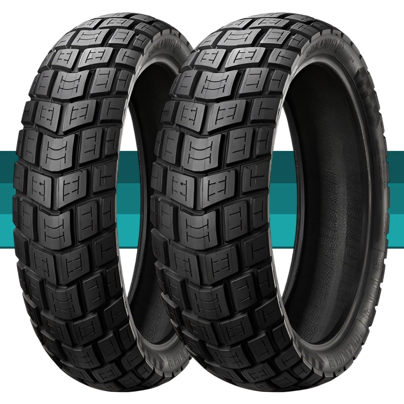 2PC 110/70-17 140/70-17 Opony Motocyklowe Tubeless Terenowe 110/70/17 140/70/17 Bieżnik Wszystkie Nawierzchnie 110 70 17 140 70 17 54S 72S