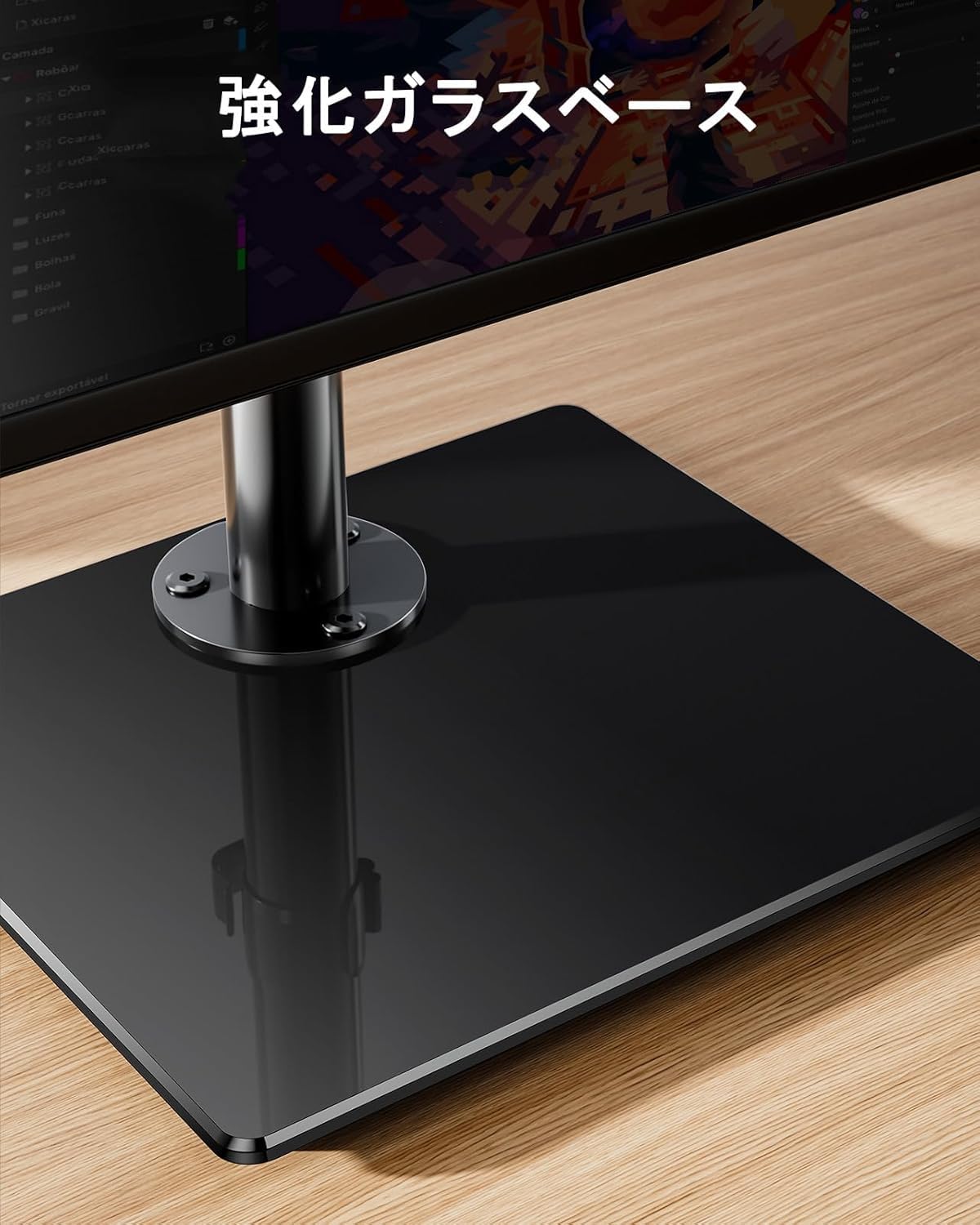 Amazon.co.jp: HUANUO (ファーノー) モニターアーム 置き型 モニター