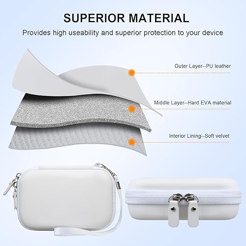 Vista 54 de Elonbo Estuche de transporte para cámara digital KODAK Printomatic de impresión instantánea a todo color, mini impresora de fotos portátil, bolsa