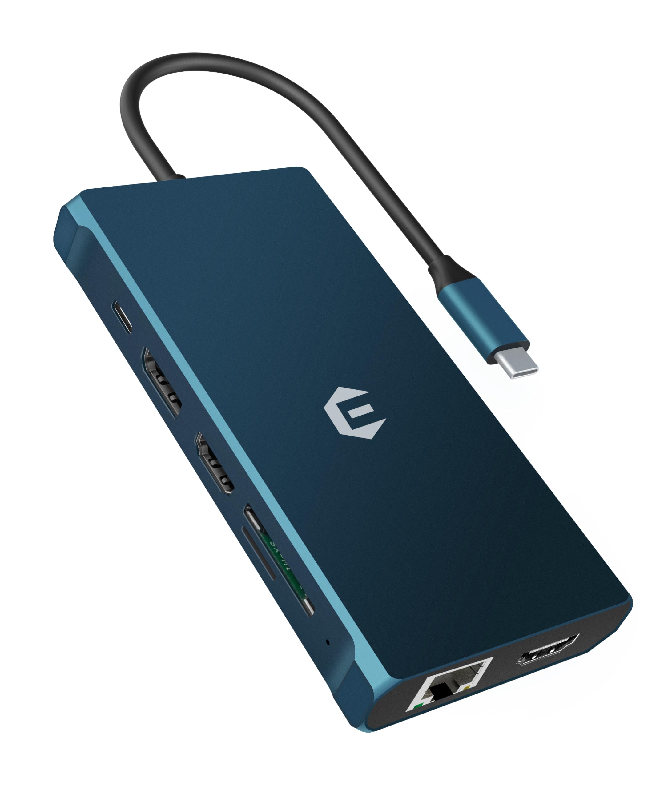 Docking Station USB C, 12 in 1 USB C, Triple Display USB C Hub 4K DP/2 HDMI, MacBook Pro/Air USB C Adapter (5 Gbit/s USB A/C 3.0,1 g Ethernet, PD 100 W, 3,5 mm MIC, SD/TF) per Dell, HP, Lenovo