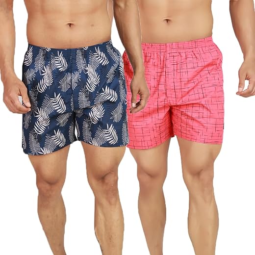 Chromozome Men’s Cotton Modern Regular Fit Solid Boxer