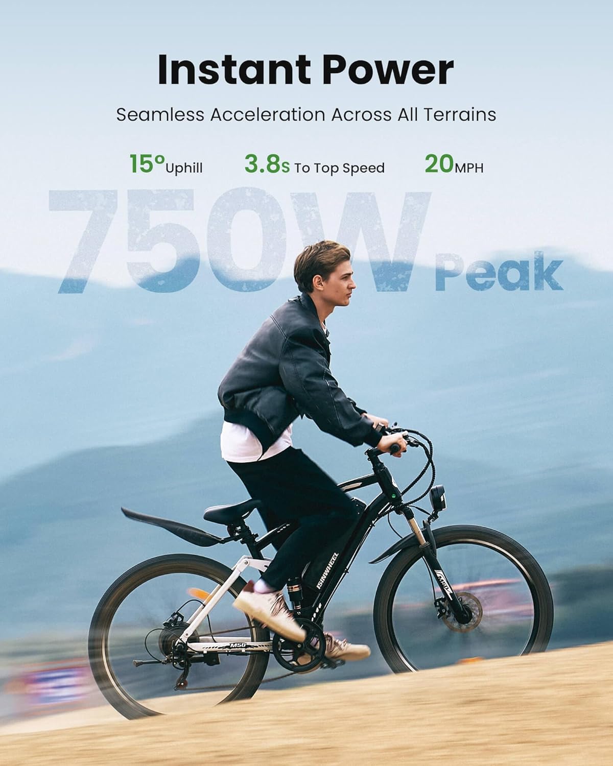 isinwheel Electric Bike for Adult 500W Motor, 20 MPH Folding Ebike, 14"/16"/20"/26" Adult Electric Bicycles with Smart Uphill, 7.8/10.4Ah Battery, E Bikes for Adults and Teens