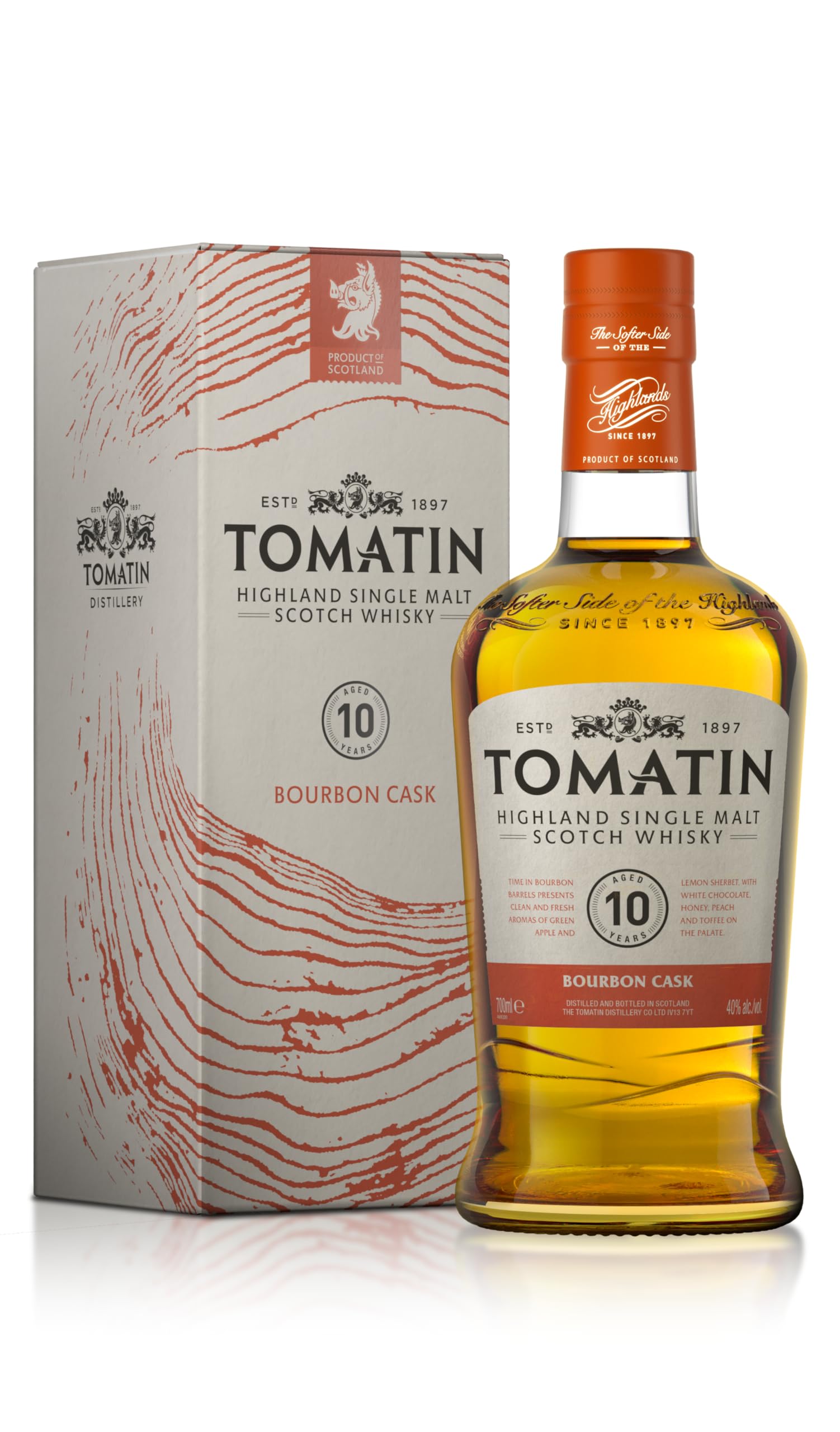 Tomatin 10 Year Old Highland Single Malt Scotch Whisky 700ml, 40